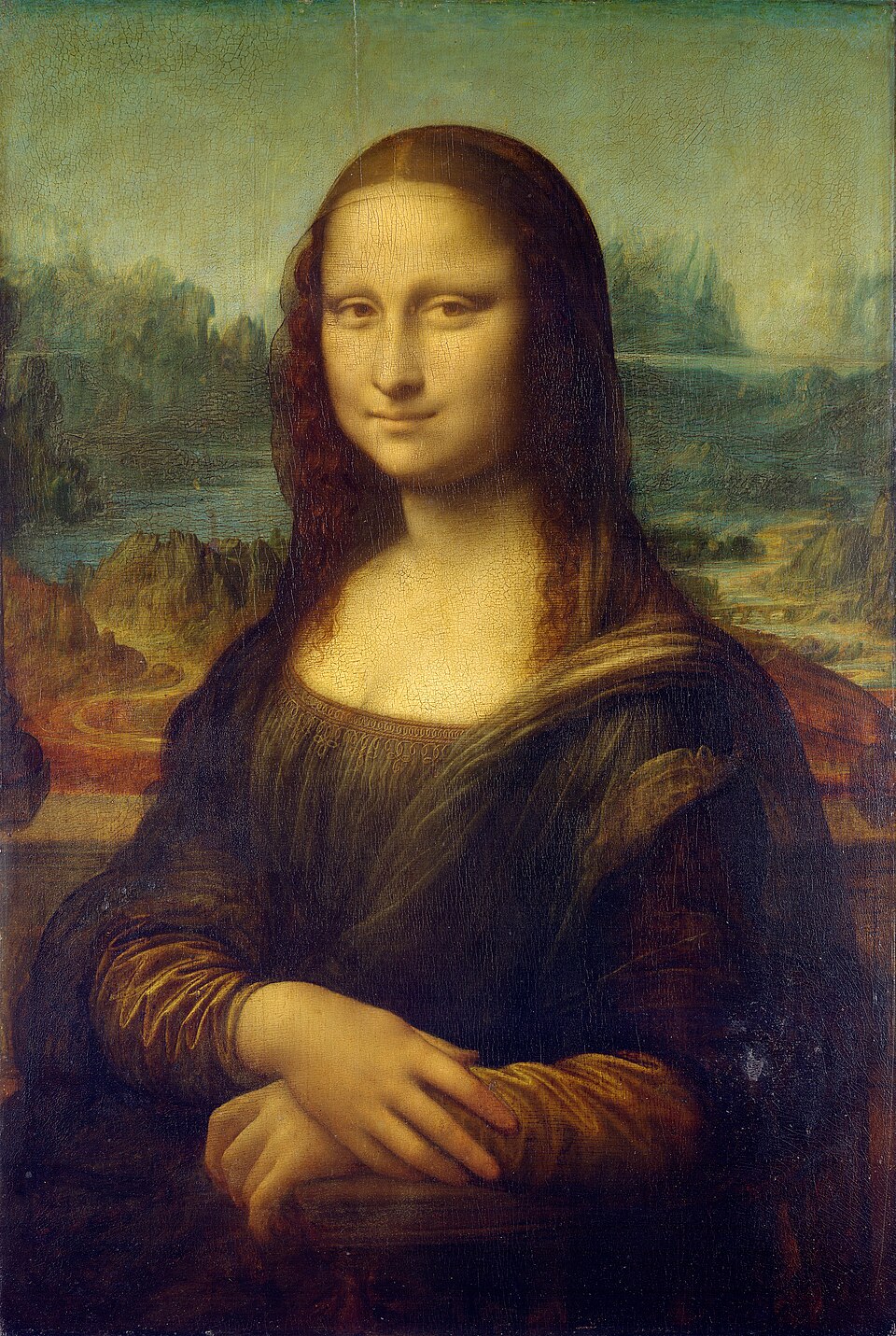 Painting of Mona Lisa